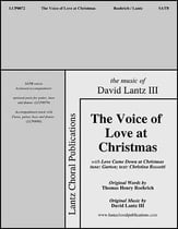 The Voice of Love at Christmas SATB choral sheet music cover